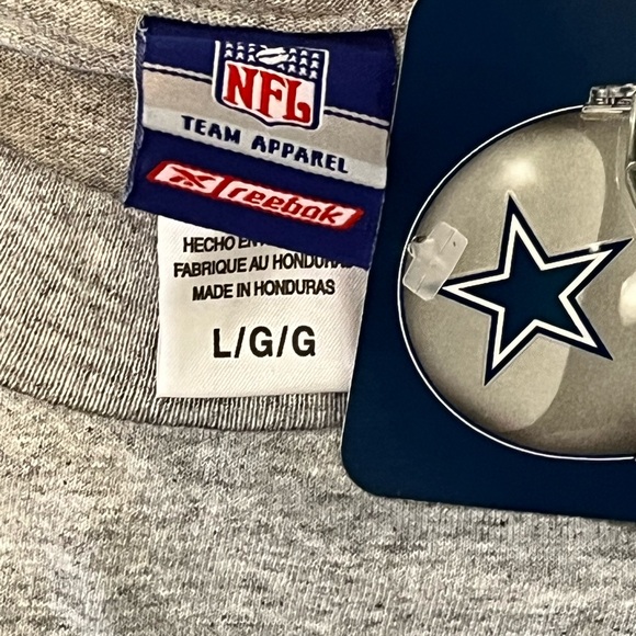 Dallas cowboys football tshirt size large Reebok onfield NWT - Picture 5 of 7